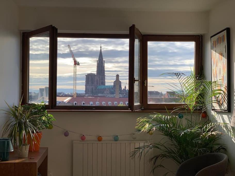 Panorama Cathedrale - Appt Lumineux Avec Parking Prive Leilighet Strasbourg Eksteriør bilde